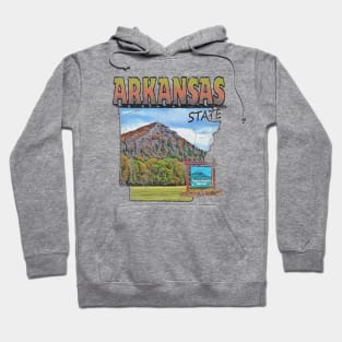 Distressed Arkansas Hoodie